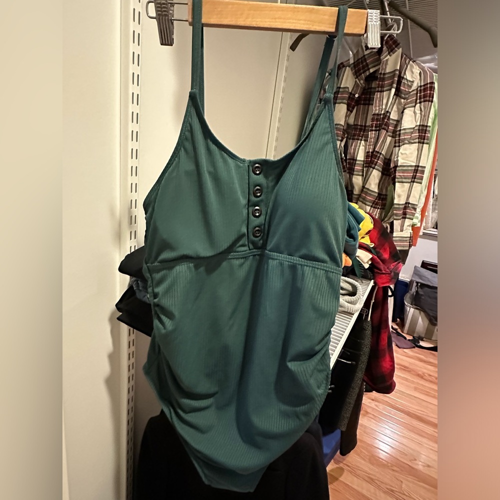 Maternity one piece swimsuit brand summer mae. Size M